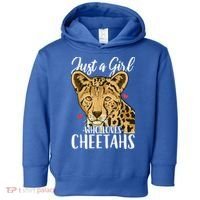 Cheetah Just A Girl Who Loves Cheetahs Cool Gift Toddler Hoodie thumb 0