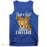 Cheetah Just A Girl Who Loves Cheetahs Cool Gift Tank Top thumb 0