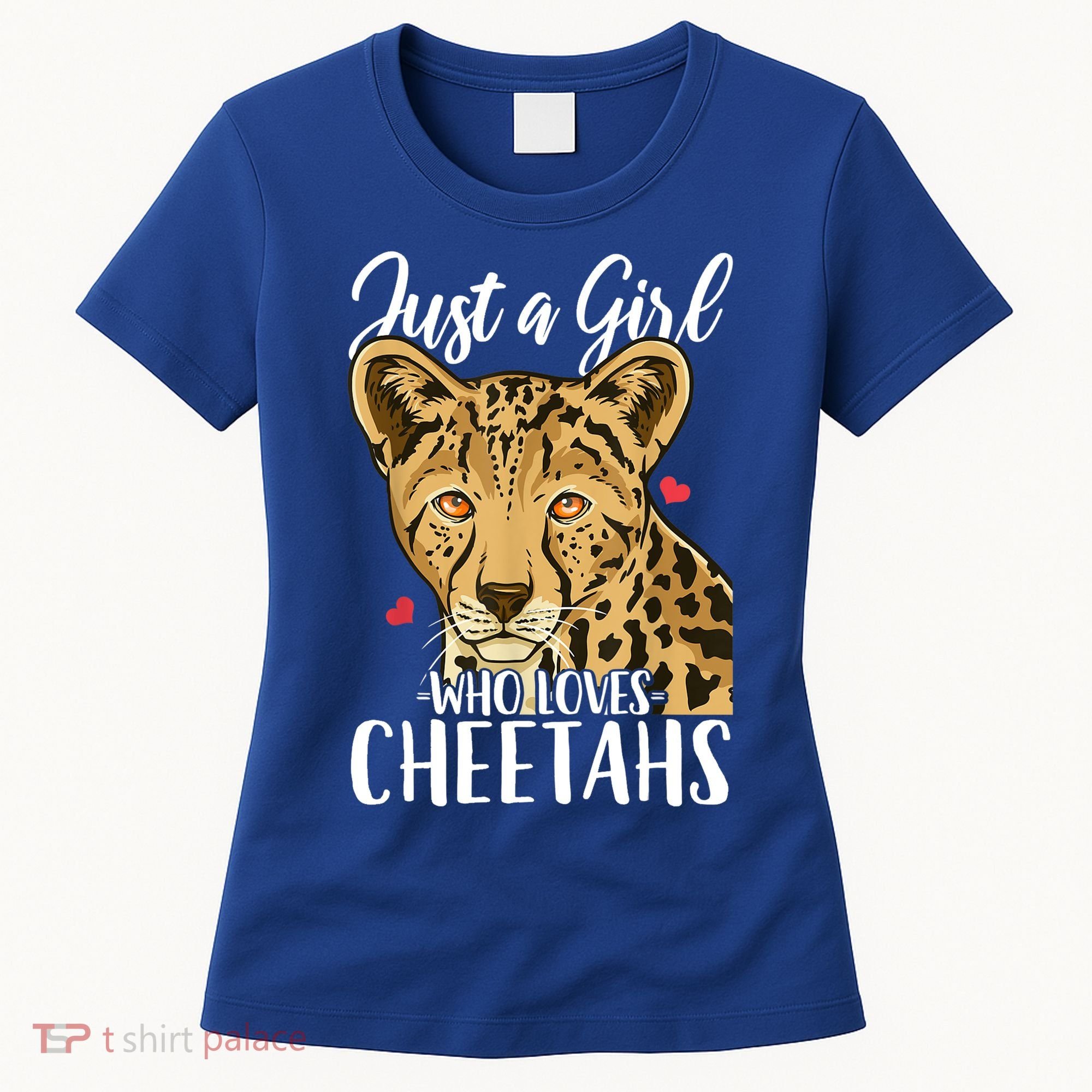 Cheetah Just A Girl Who Loves Cheetahs Cool Gift Women's T-Shirt
