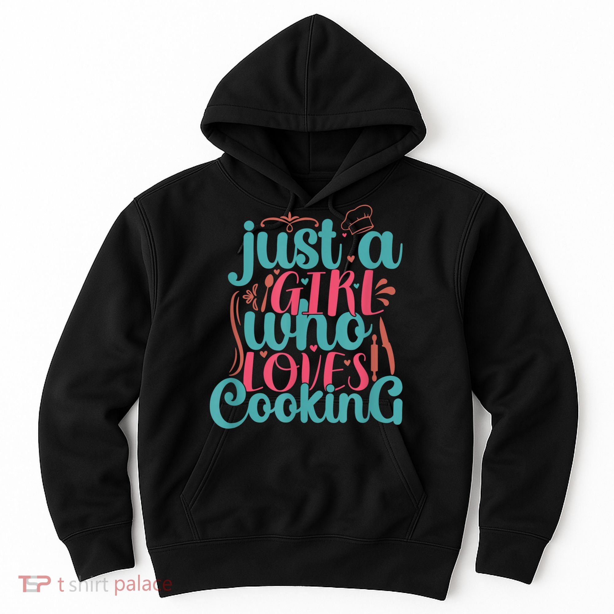 Cook Just A Girl Who Loves Cooking Chef Hoodie