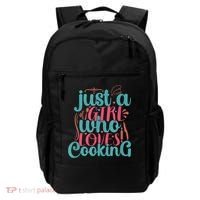 Cook Just A Girl Who Loves Cooking Chef Backpack thumb 0