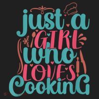 Cook Just A Girl Who Loves Cooking Chef Beanie thumb 2
