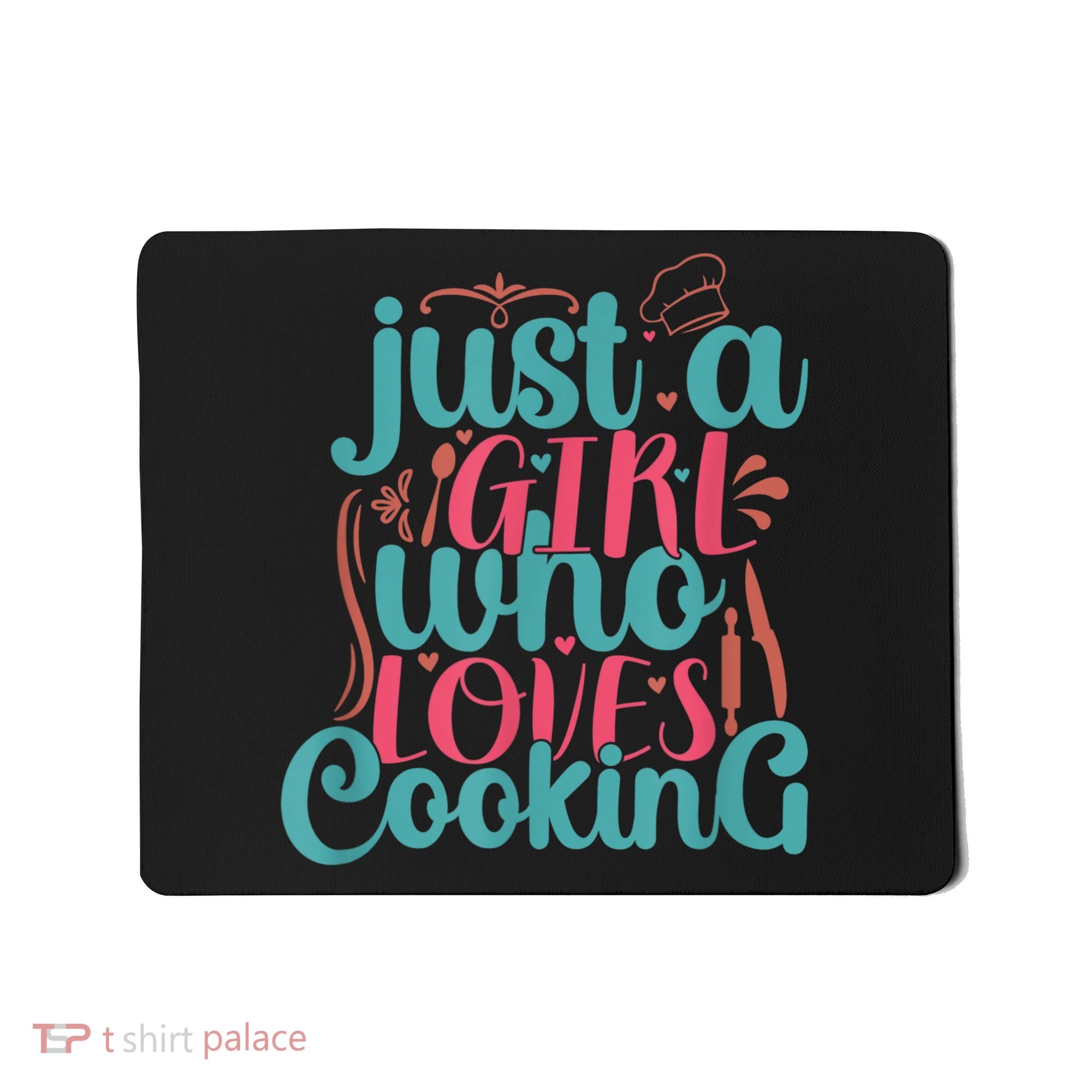 Cook Just A Girl Who Loves Cooking Chef Mousepad