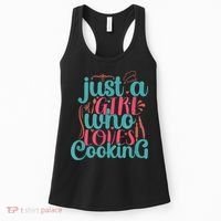 Cook Just A Girl Who Loves Cooking Chef Women's Tank Top thumb 0
