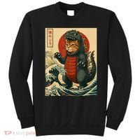Catzilla Japanese Art Cat Cat Zilla Sweatshirt thumb 0