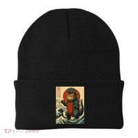 Catzilla Japanese Art Cat Cat Zilla Beanie thumb 0