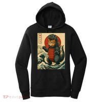 Catzilla Japanese Art Cat Cat Zilla Women's Hoodie thumb 0