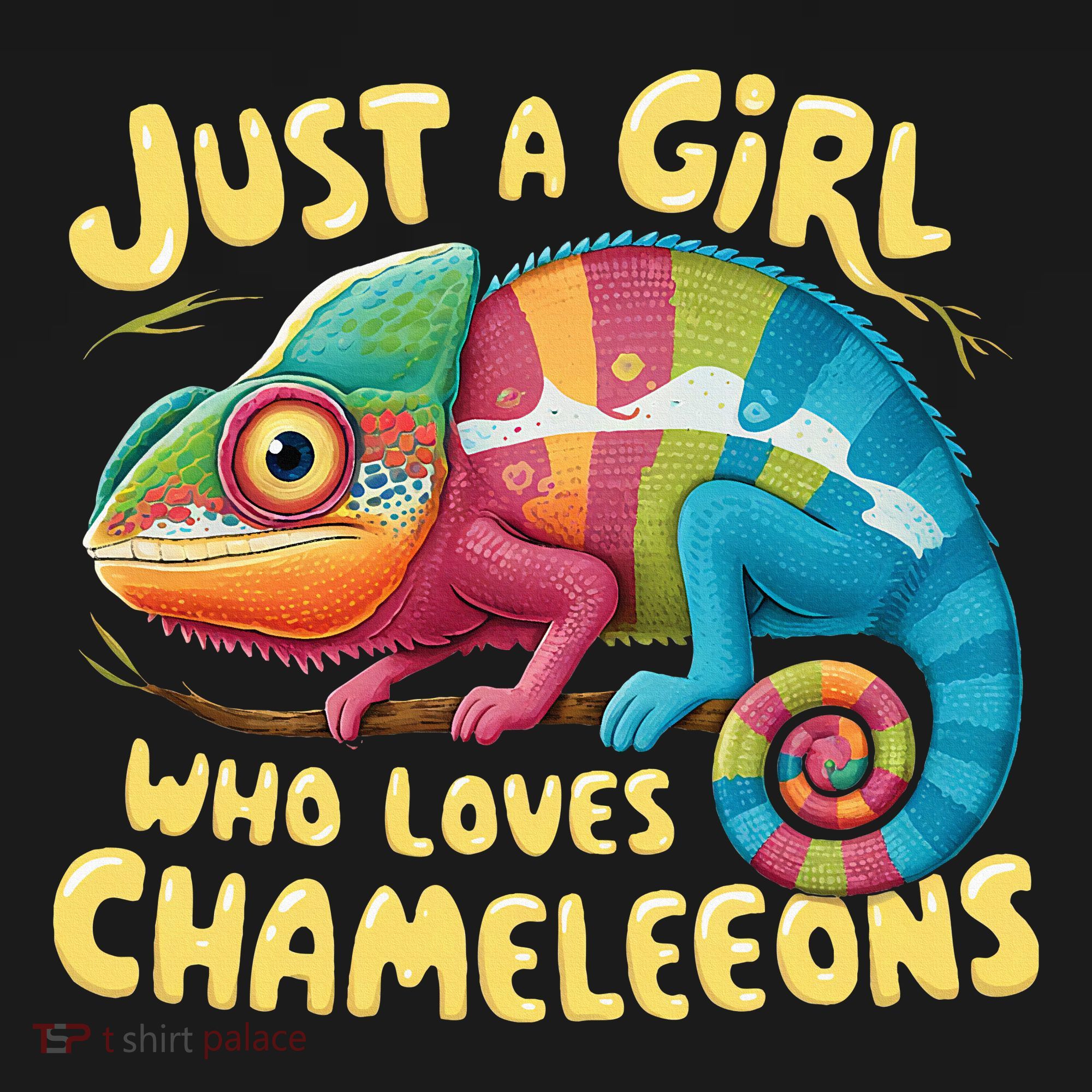Chameleon Just A Girl Who Loves Chameleons Long Sleeve Shirt