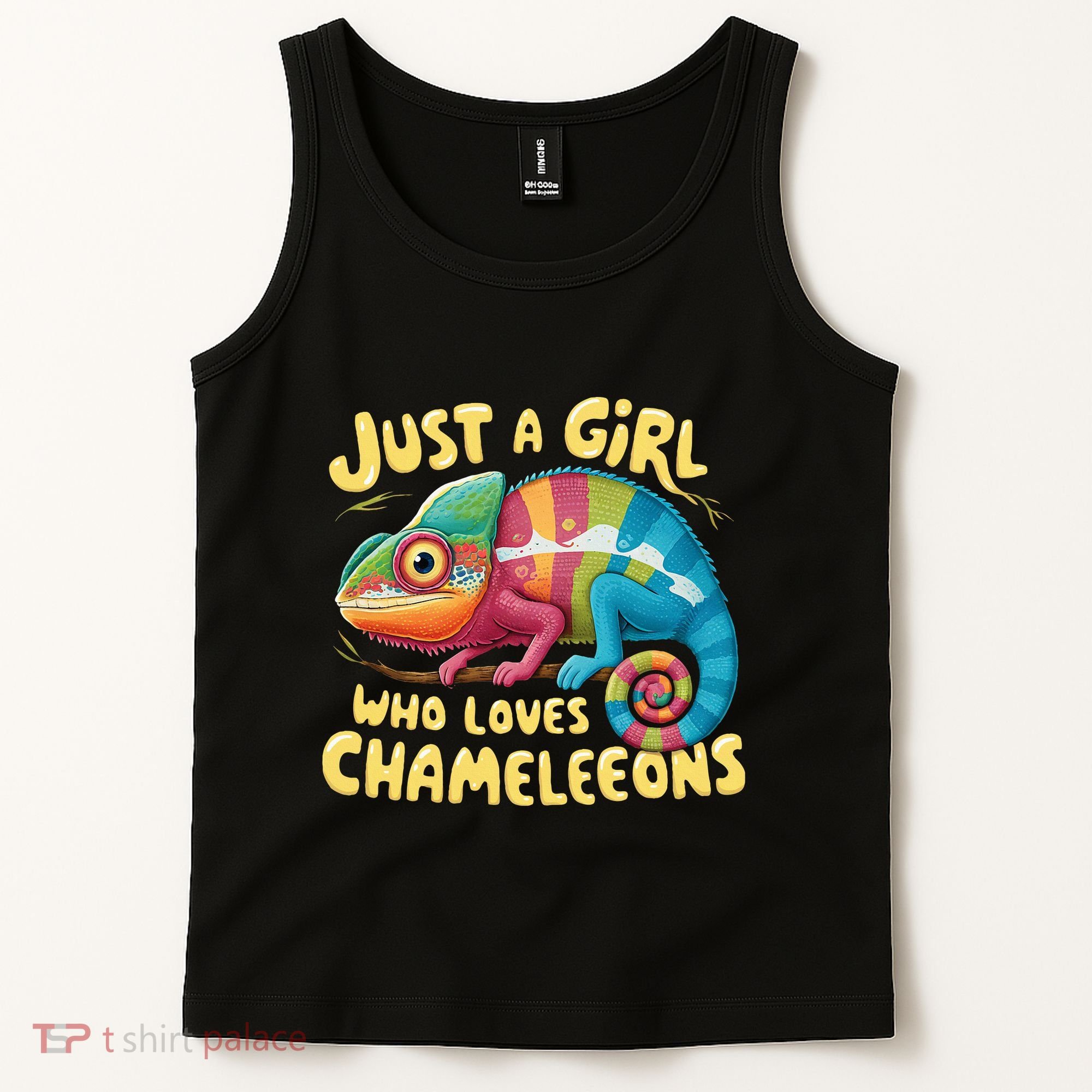 Chameleon Just A Girl Who Loves Chameleons Tank Top