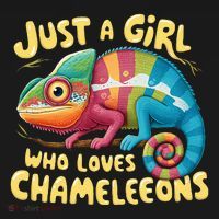 Chameleon Just A Girl Who Loves Chameleons Visor thumb 3