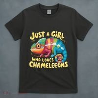 Chameleon Just A Girl Who Loves Chameleons T-Shirt thumb 4