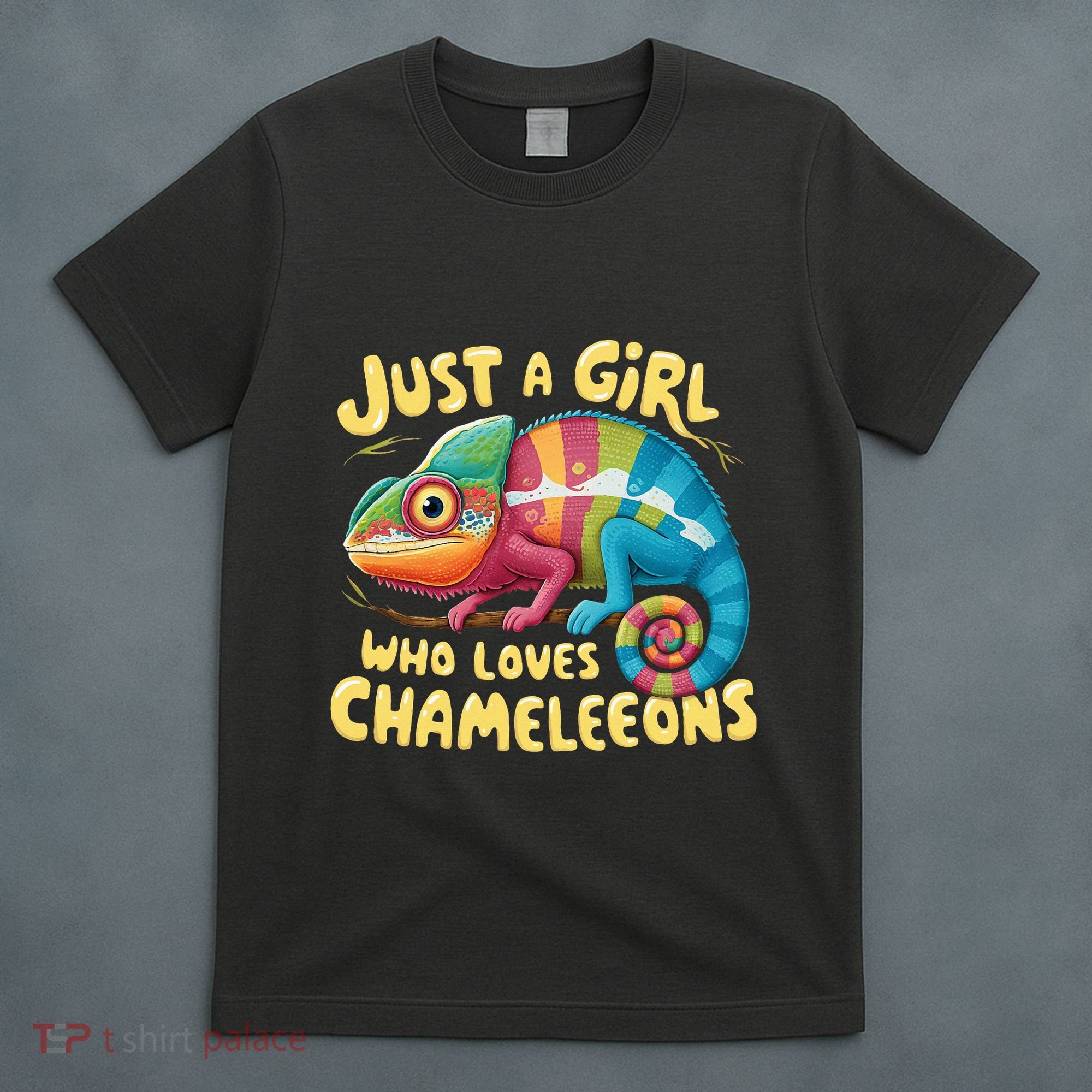 Chameleon Just A Girl Who Loves Chameleons T-Shirt