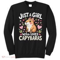 Capybara Just A Girl Who Loves Capybara Lover Boy Sweatshirt thumb 0