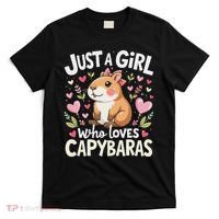 Capybara Just A Girl Who Loves Capybara Lover Boy T-Shirt thumb 0