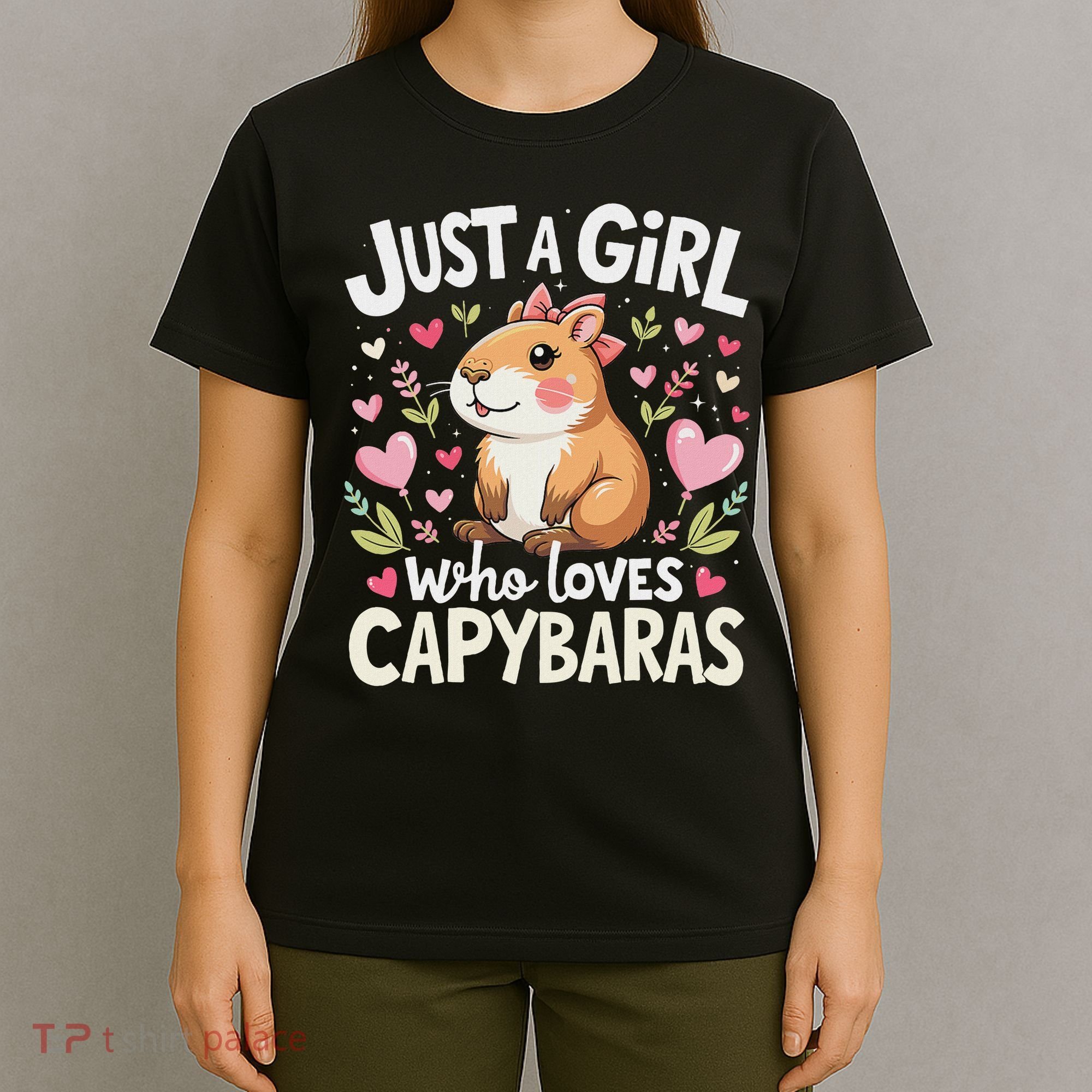 Capybara Just A Girl Who Loves Capybara Lover Boy T-Shirt