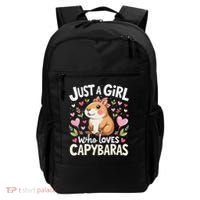 Capybara Just A Girl Who Loves Capybara Lover Boy Backpack thumb 0