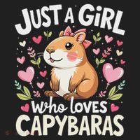 Capybara Just A Girl Who Loves Capybara Lover Boy Beanie thumb 2