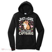 Capybara Just A Girl Who Loves Capybara Lover Boy Women's Hoodie thumb 0