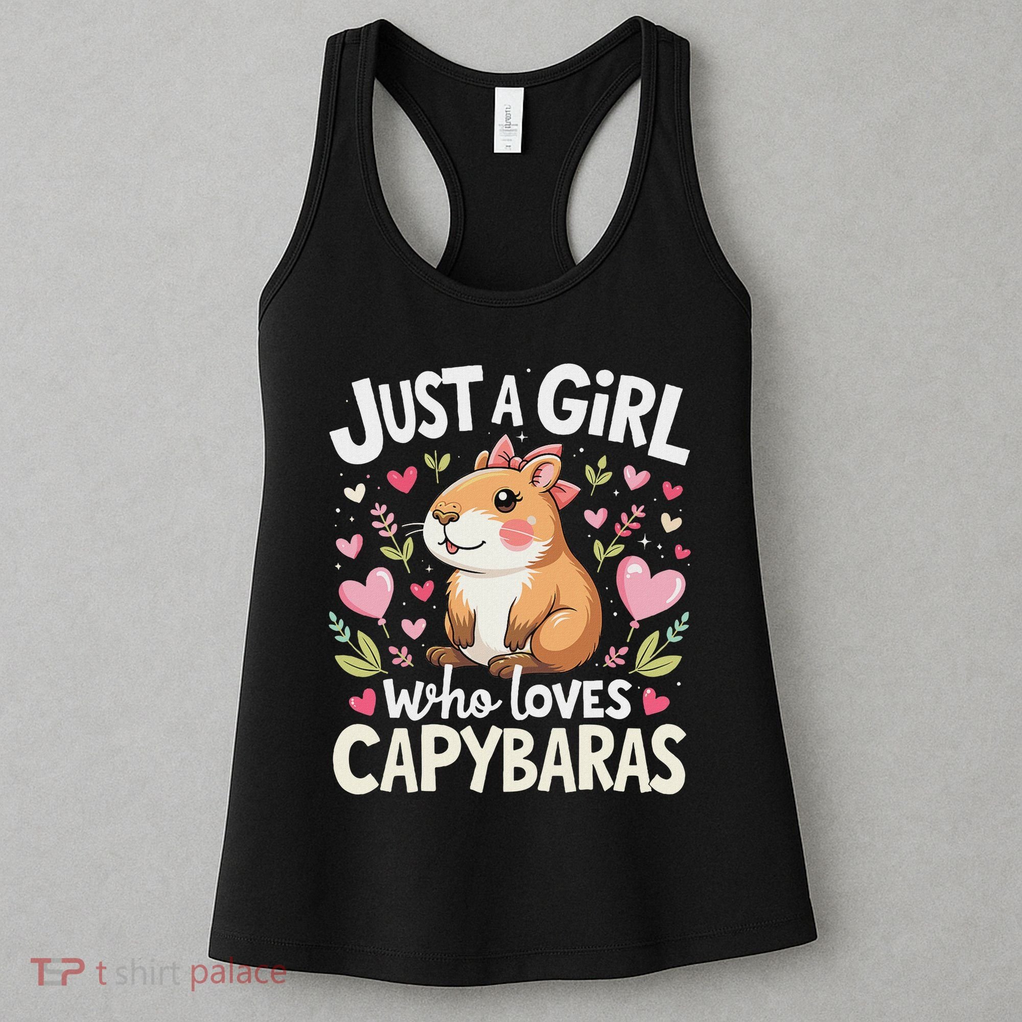 Capybara Just A Girl Who Loves Capybara Lover Boy Women's Tank Top