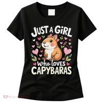 Capybara Just A Girl Who Loves Capybara Lover Boy Women's T-Shirt thumb 0