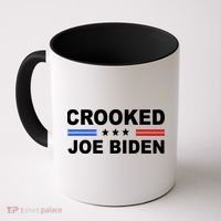 Crooked Joe Biden Trump Quote Political Coffee Mug thumb 0