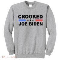 Crooked Joe Biden Trump Quote Political Sweatshirt thumb 0