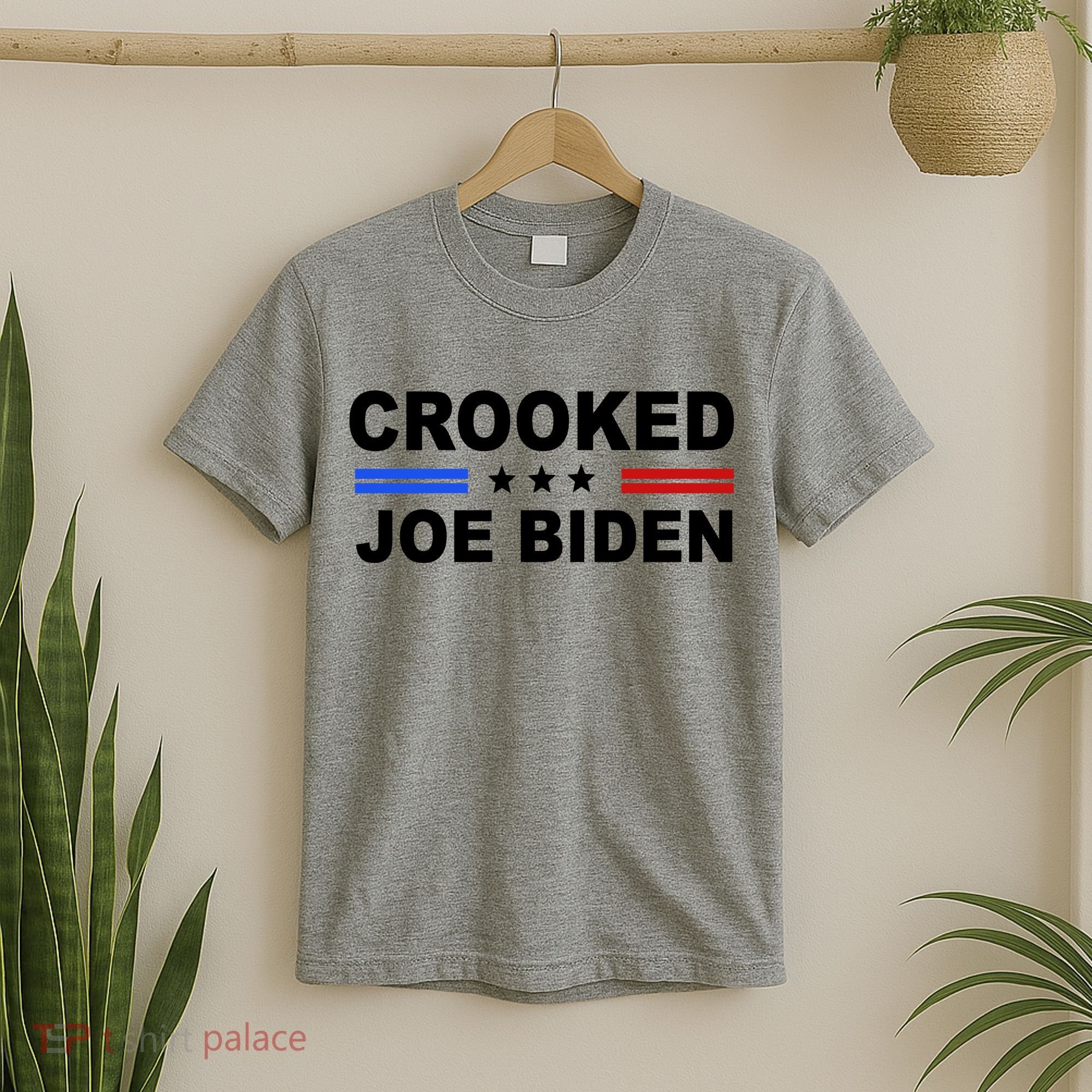 Crooked Joe Biden Trump Quote Political T-Shirt