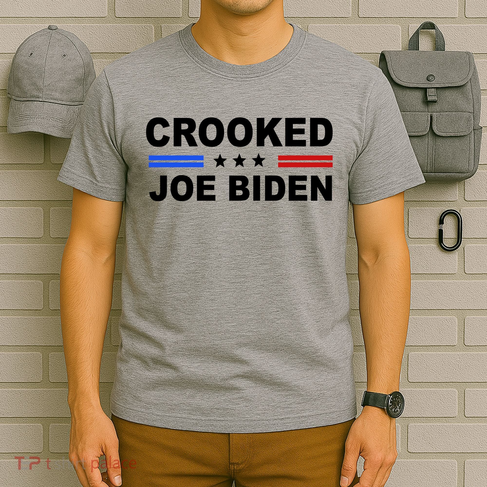 Crooked Joe Biden Trump Quote Political T-Shirt