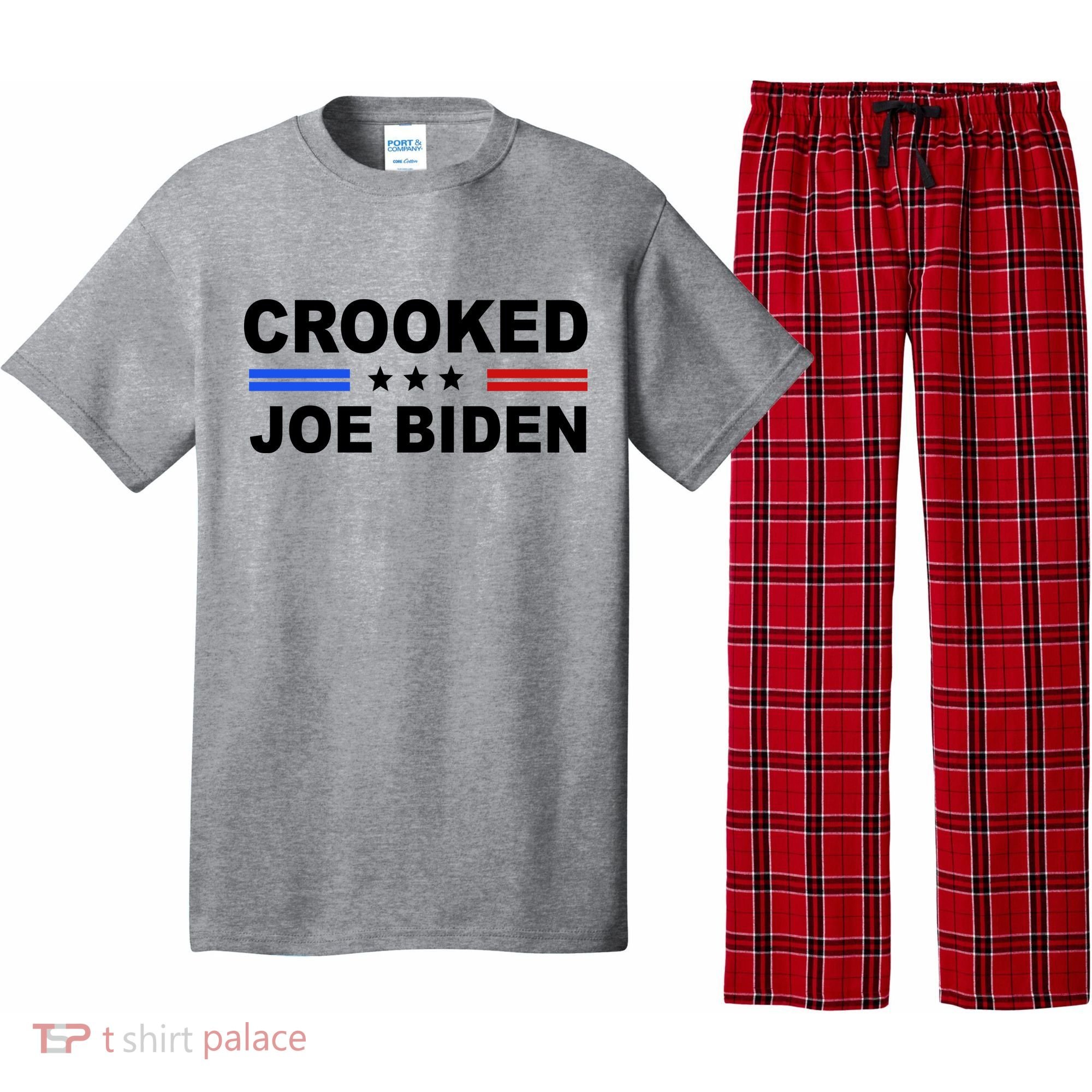 Crooked Joe Biden Trump Quote Political Pajama Set