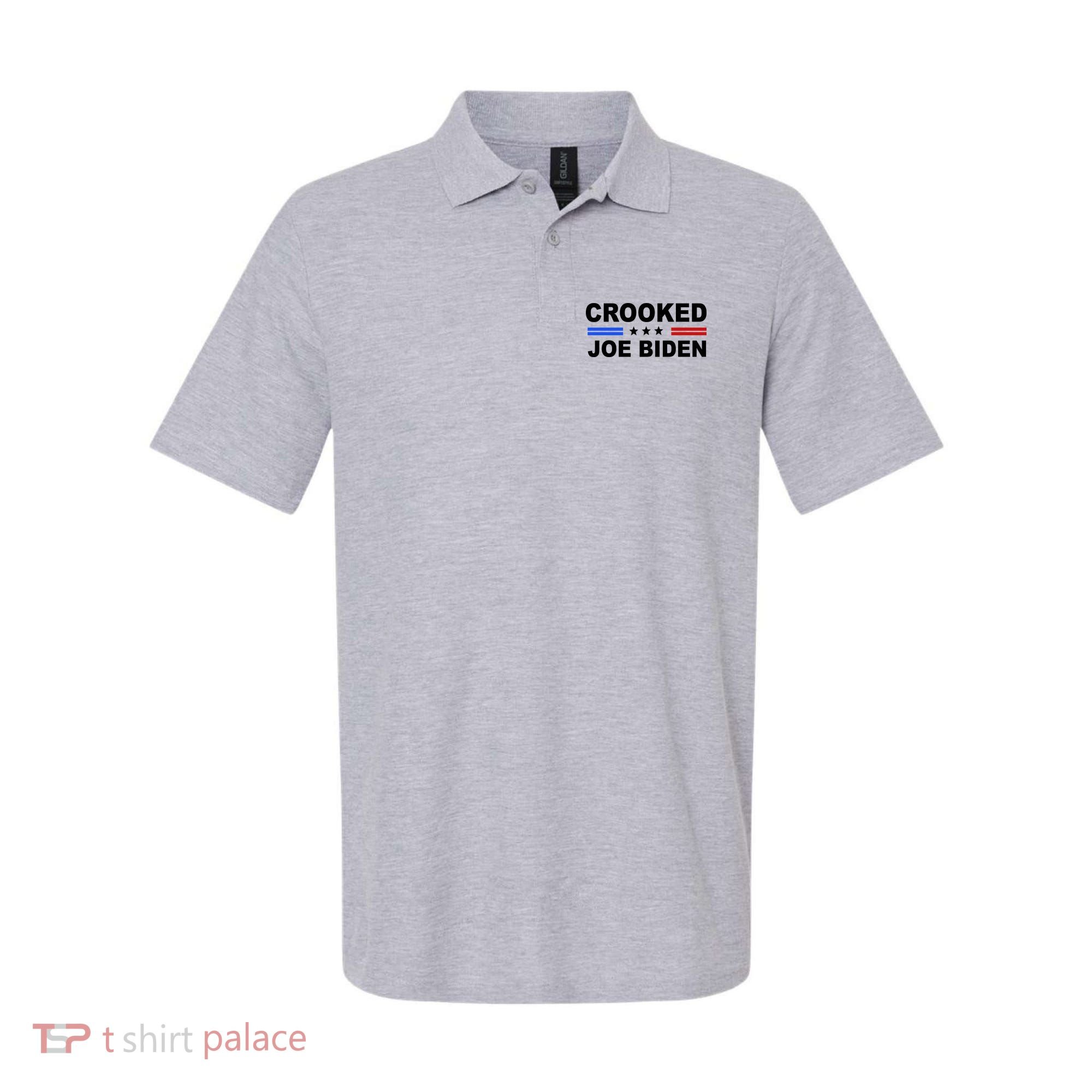 Crooked Joe Biden Trump Quote Political Polo