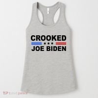 Crooked Joe Biden Trump Quote Political Women's Tank Top thumb 0