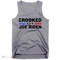 Crooked Joe Biden Trump Quote Political Tank Top thumb 0