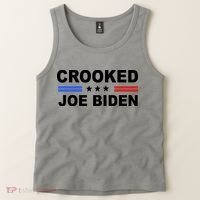 Crooked Joe Biden Trump Quote Political Tank Top thumb 2