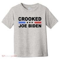 Crooked Joe Biden Trump Quote Political Toddler T-Shirt thumb 0