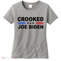 Crooked Joe Biden Trump Quote Political Women's T-Shirt thumb 0