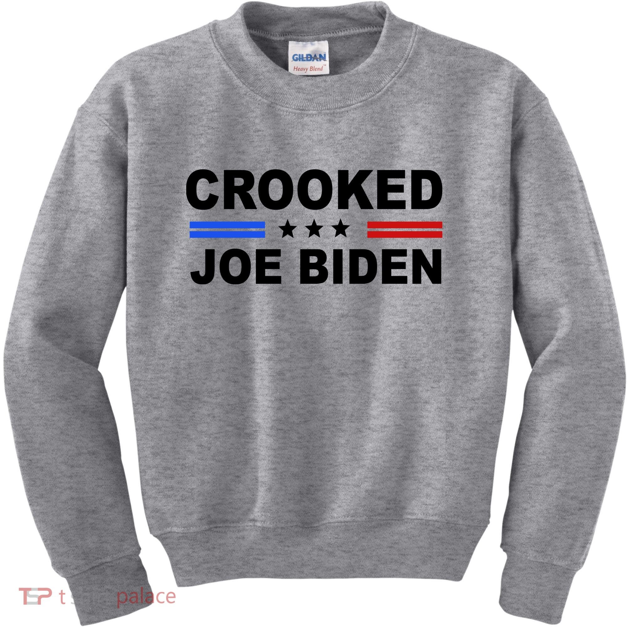 Crooked Joe Biden Trump Quote Political Kids Sweatshirt