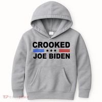 Crooked Joe Biden Trump Quote Political Kids Hoodie thumb 0