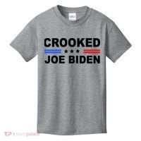 Crooked Joe Biden Trump Quote Political Kids T-Shirt thumb 0