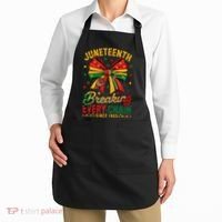 Coquette Juneteenth Breaking Every Chain Since 1865 Apron thumb 2