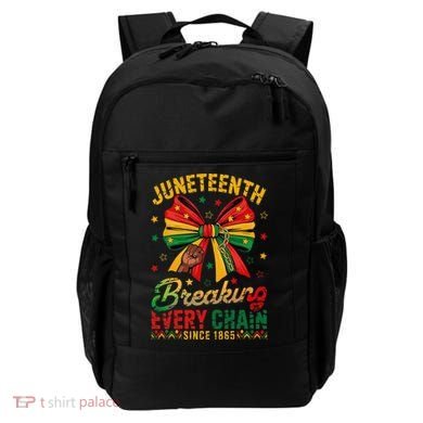 Coquette Juneteenth Breaking Every Chain Since 1865 Backpack