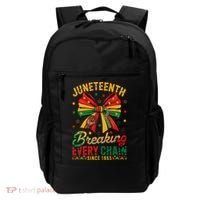 Coquette Juneteenth Breaking Every Chain Since 1865 Backpack thumb 0
