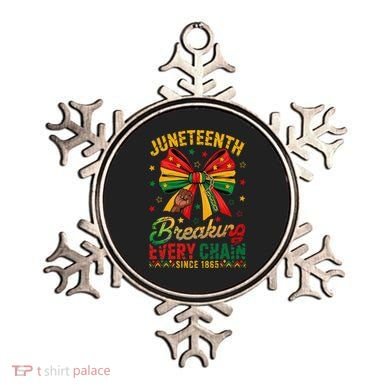 Coquette Juneteenth Breaking Every Chain Since 1865 Ornament