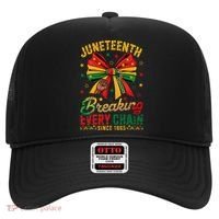 Coquette Juneteenth Breaking Every Chain Since 1865 Hat thumb 0