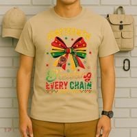 Coquette Juneteenth Breaking Every Chain Since 1865 T-Shirt thumb 6