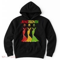 Celebrate Juneteenth Beautiful Black African American Women Attire Hoodie thumb 0