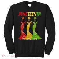 Celebrate Juneteenth Beautiful Black African American Women Attire Sweatshirt thumb 0