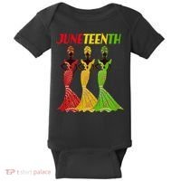 Celebrate Juneteenth Beautiful Black African American Women Attire Baby Bodysuit thumb 0