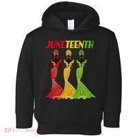 Celebrate Juneteenth Beautiful Black African American Women Attire Toddler Hoodie thumb 0