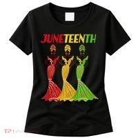 Celebrate Juneteenth Beautiful Black African American Women Attire Women's T-Shirt thumb 0
