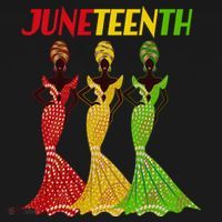 Celebrate Juneteenth Beautiful Black African American Women Attire Kids Sweatshirt thumb 2